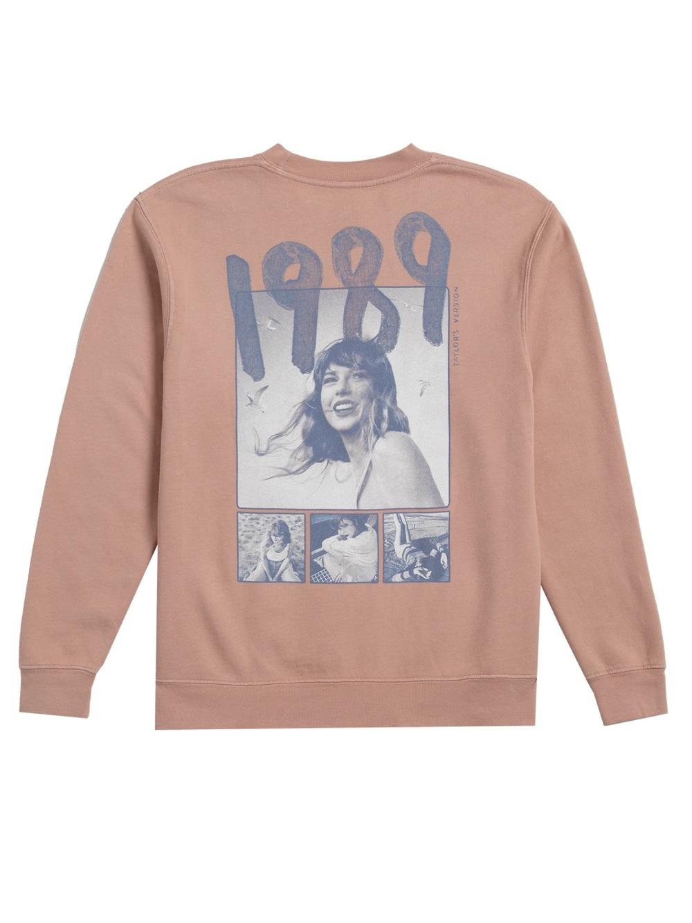 Taylor Swift Official 1989 (TAYLOR'S VERSION) Pink Crewneck Sweater Small